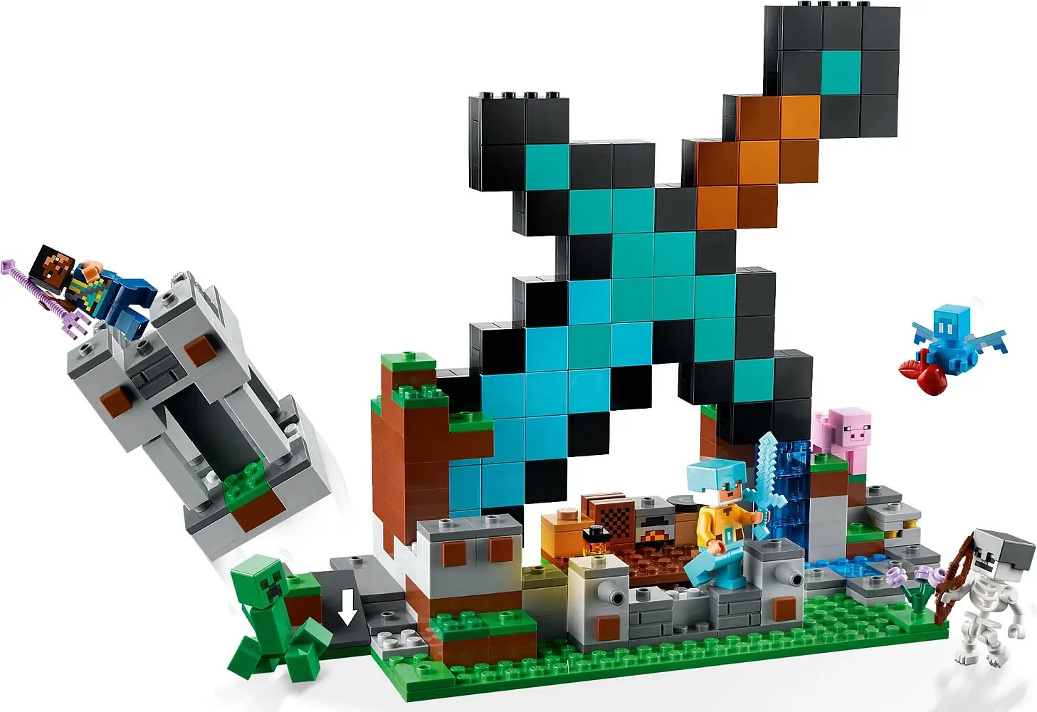 Bastion miecza z serii LEGO® Minecraft™