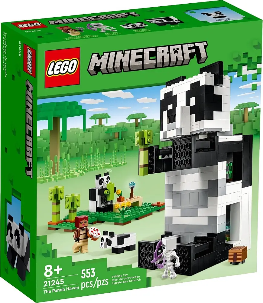 Pudełko zestawu 21245 z serii Minecraft™ – panda