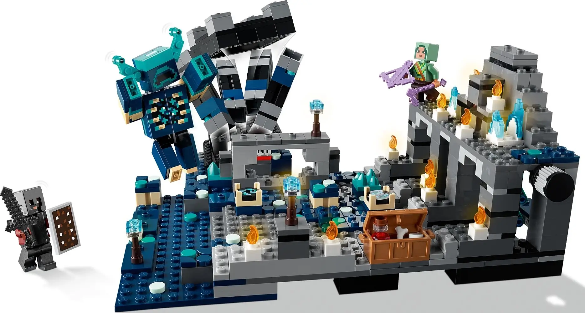 Bitwa w Mrocznej głębi z serii LEGO® Minecraft™