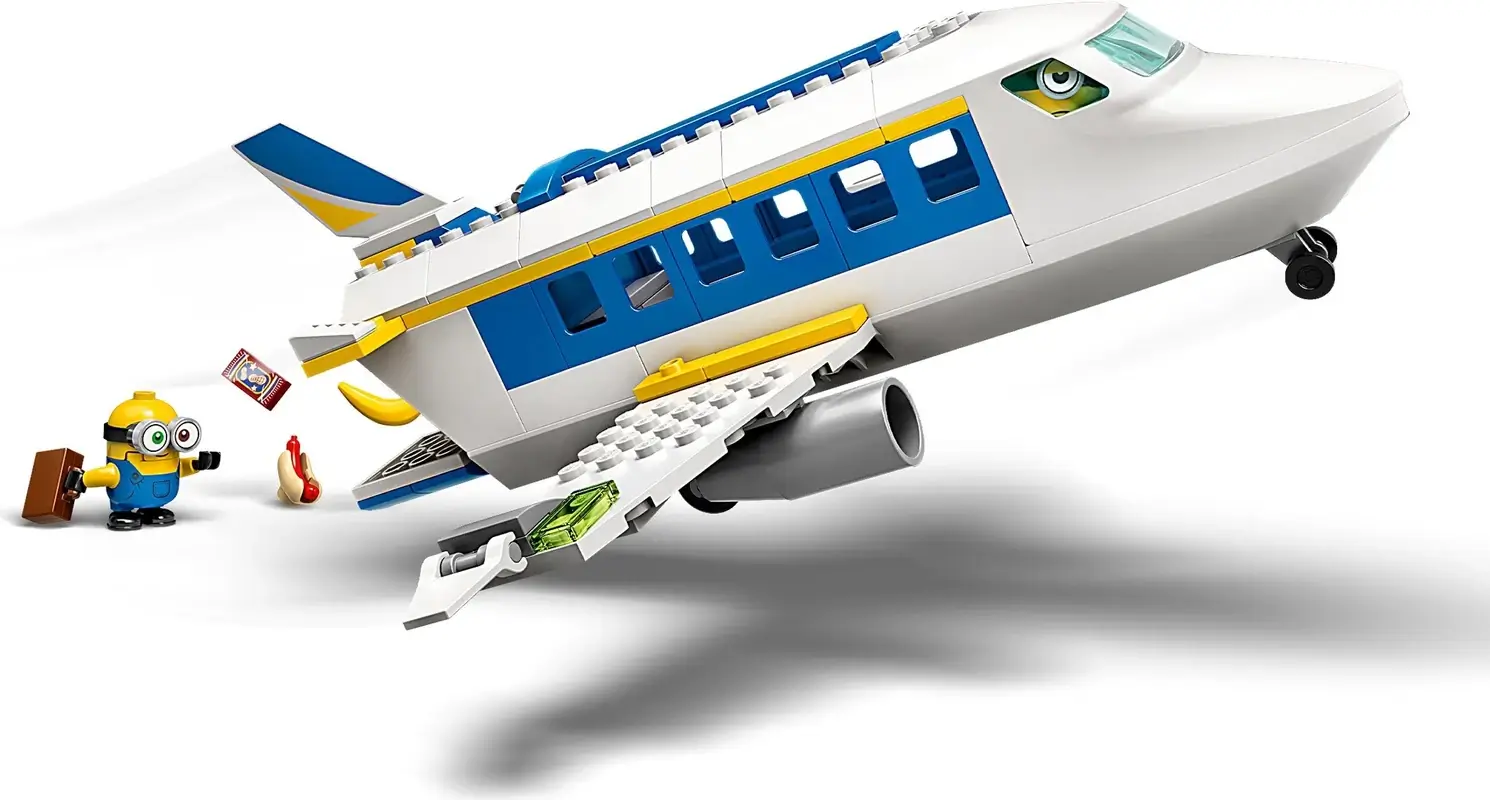 Samolot pilotowany przez Minionków z serii LEGO® Minionki