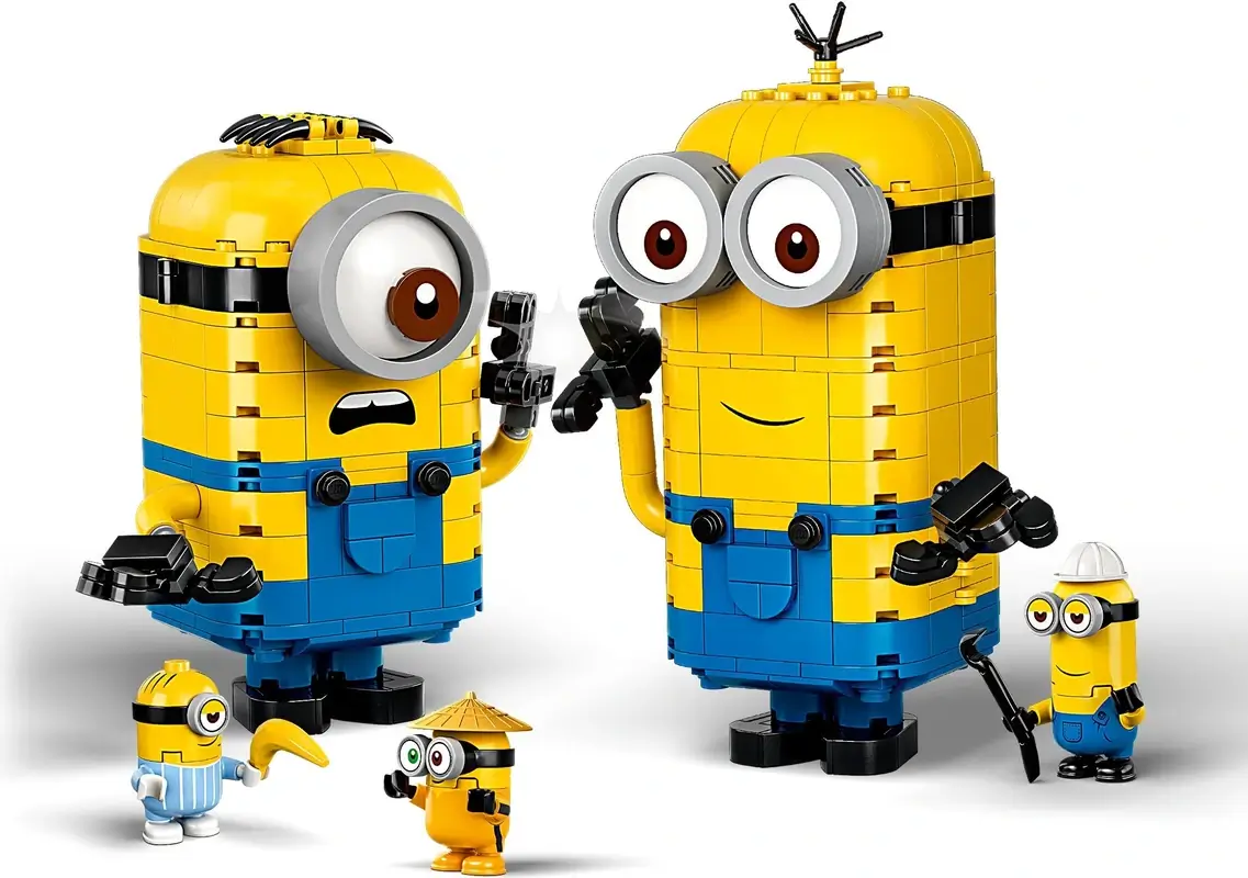 2 duże żołte Minionki z serii LEGO® Minionki