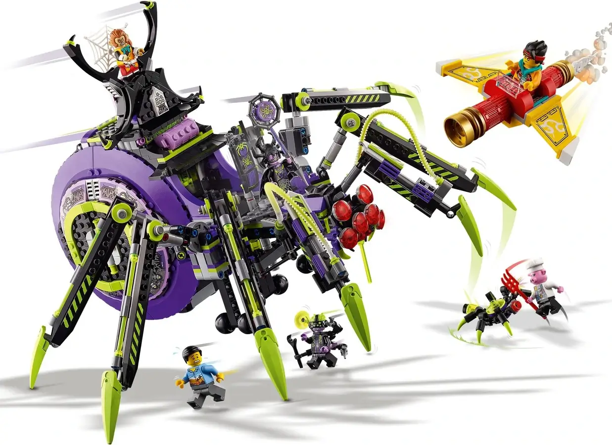 Arachnoid –baza Spider Queen z serii LEGO® Monkie Kid™