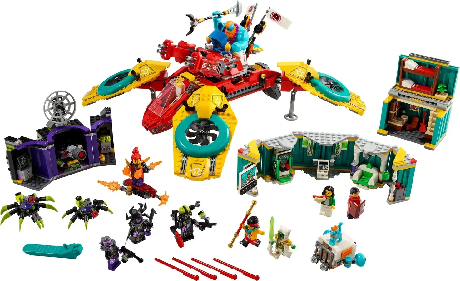 Dronkopter ekipy z serii LEGO® Monkie Kid™