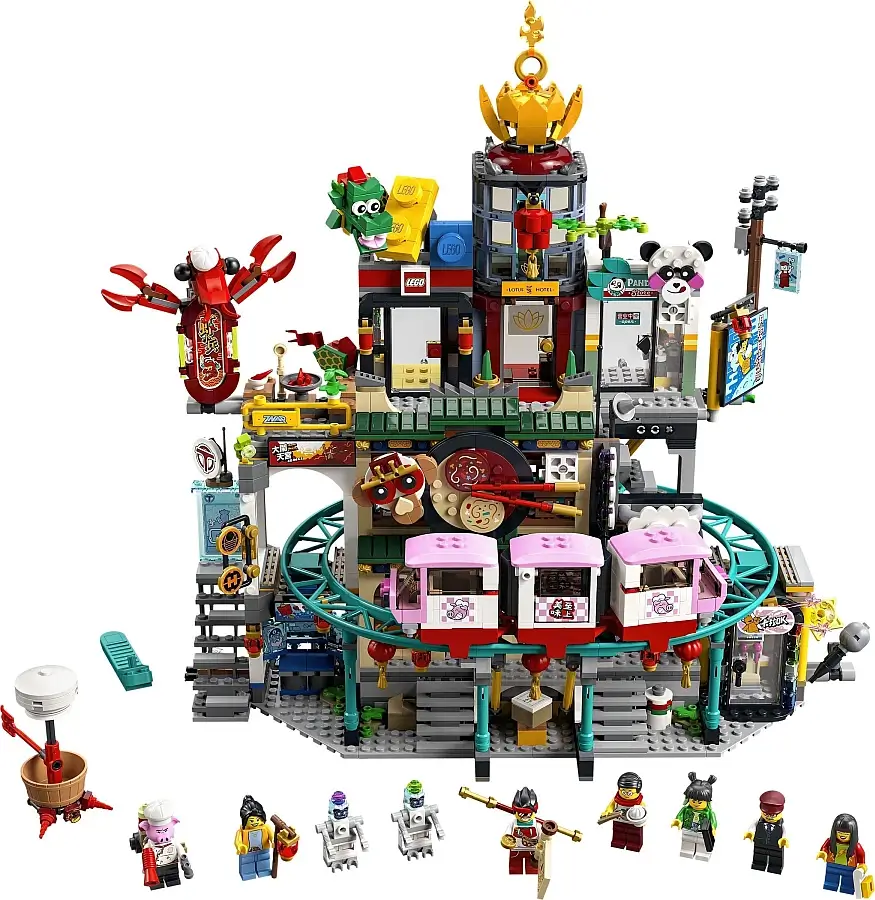 Miasto Latarni z serii LEGO® Monkie Kid™
