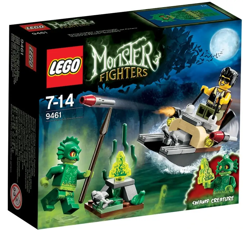 Pudełko zestawu 9461 z serii LEGO® Monster Fighters – Stwór z bagien