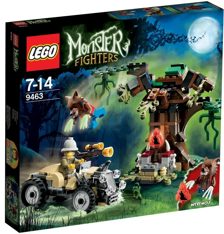 Pudełko zestawu 9463 z serii LEGO® Monster Fighters – Wilkołak