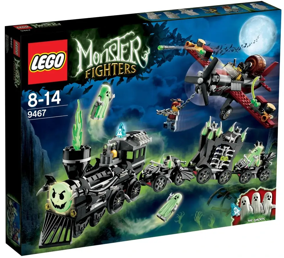 Pudełko zestawu 9467 z serii LEGO® Monster Fighters – Pociąg widmo