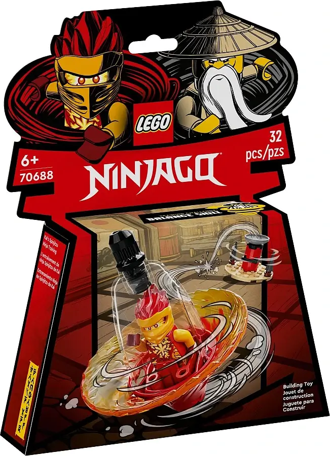 Pudełko zestawu 70688 z serii LEGO® NINJAGO® – Szkolenie Kaia