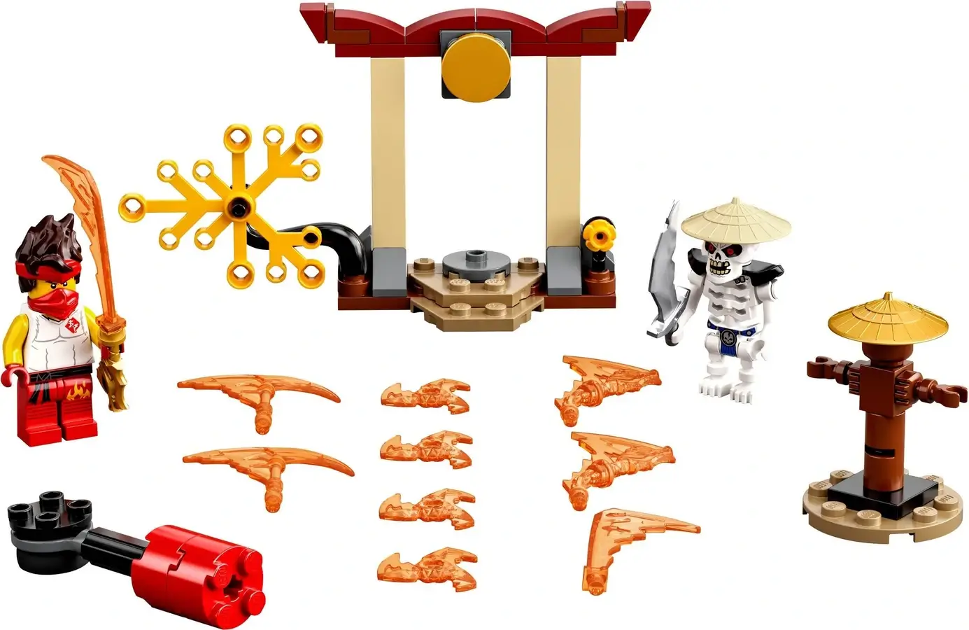 Kai walczący ze szkieletem z serii LEGO® NINJAGO®
