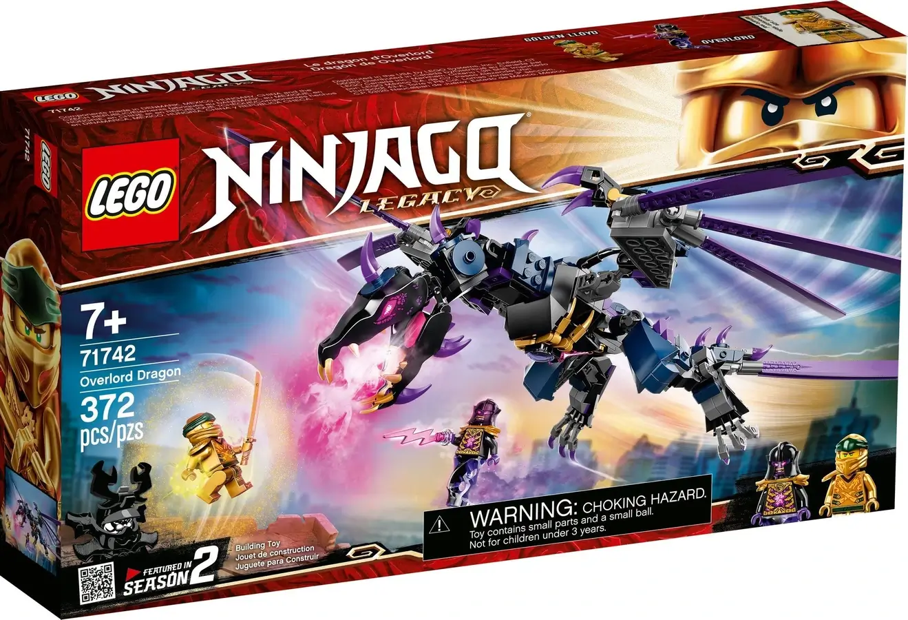 Pudełko zestawu 71742 z serii LEGO® NINJAGO® – Smok Overlorda
