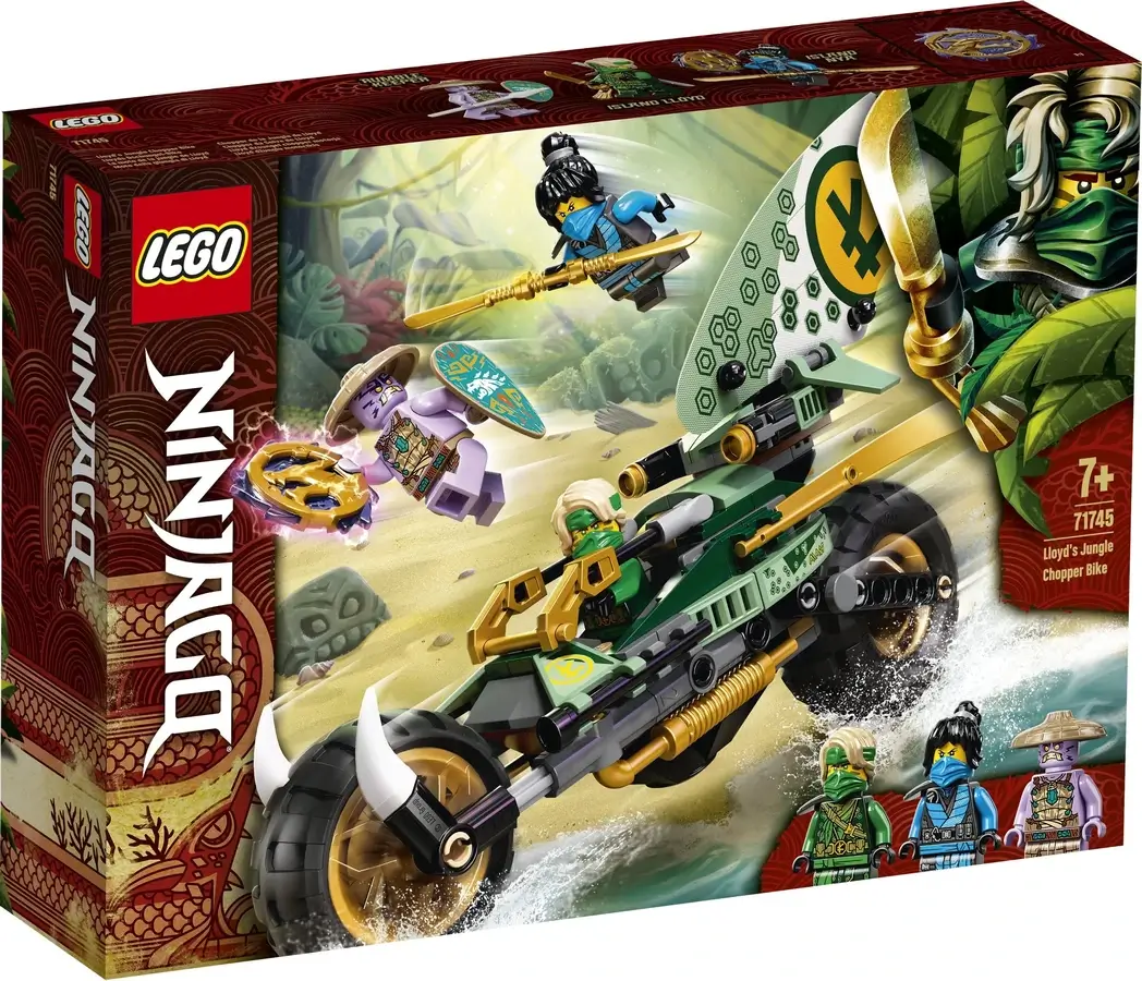 Pudełko zestawu 71745 z serii LEGO® NINJAGO® – Dżunglowy chopper