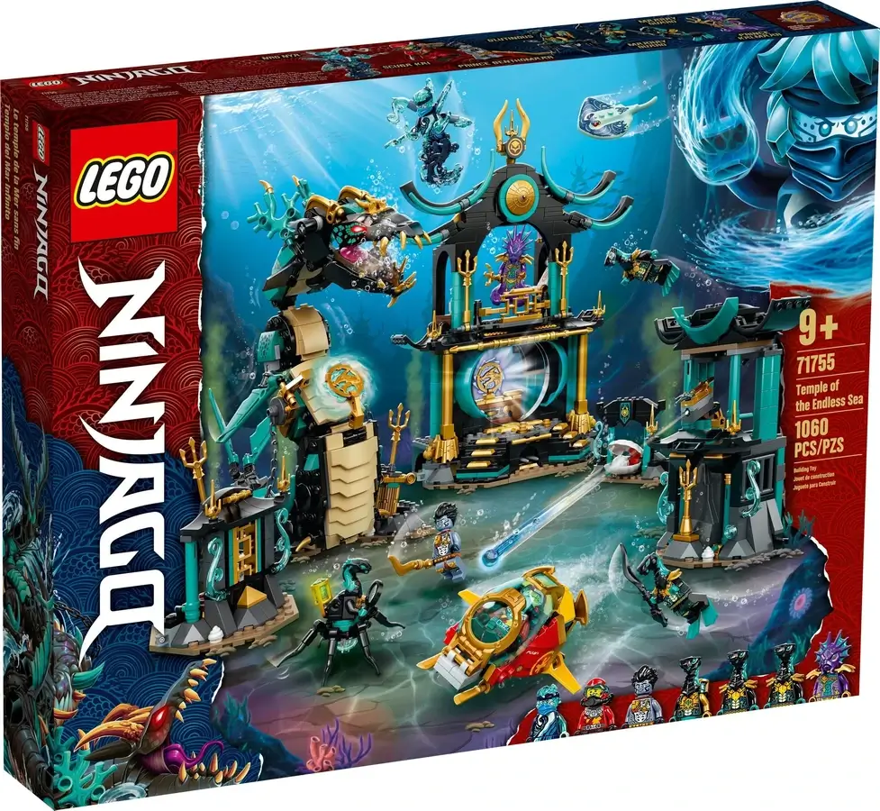 Pudełko zestawu 71755 z serii LEGO® NINJAGO® – Świątynia Bezkresnego Morza