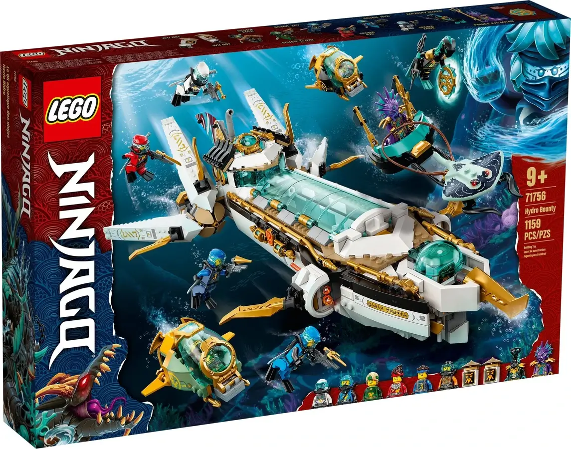 Pudełko zestawu 71756 z serii LEGO® NINJAGO® – podwodna pływająca Perła