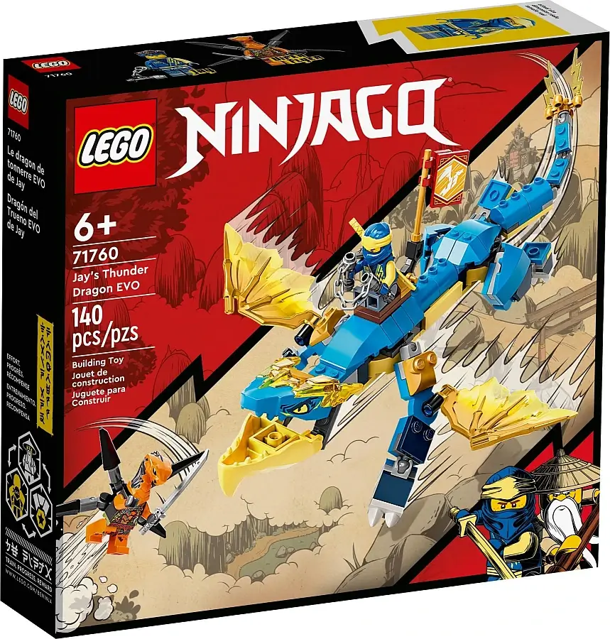 Pudełko zestawu 71760 z serii LEGO® NINJAGO® – Smok gromu