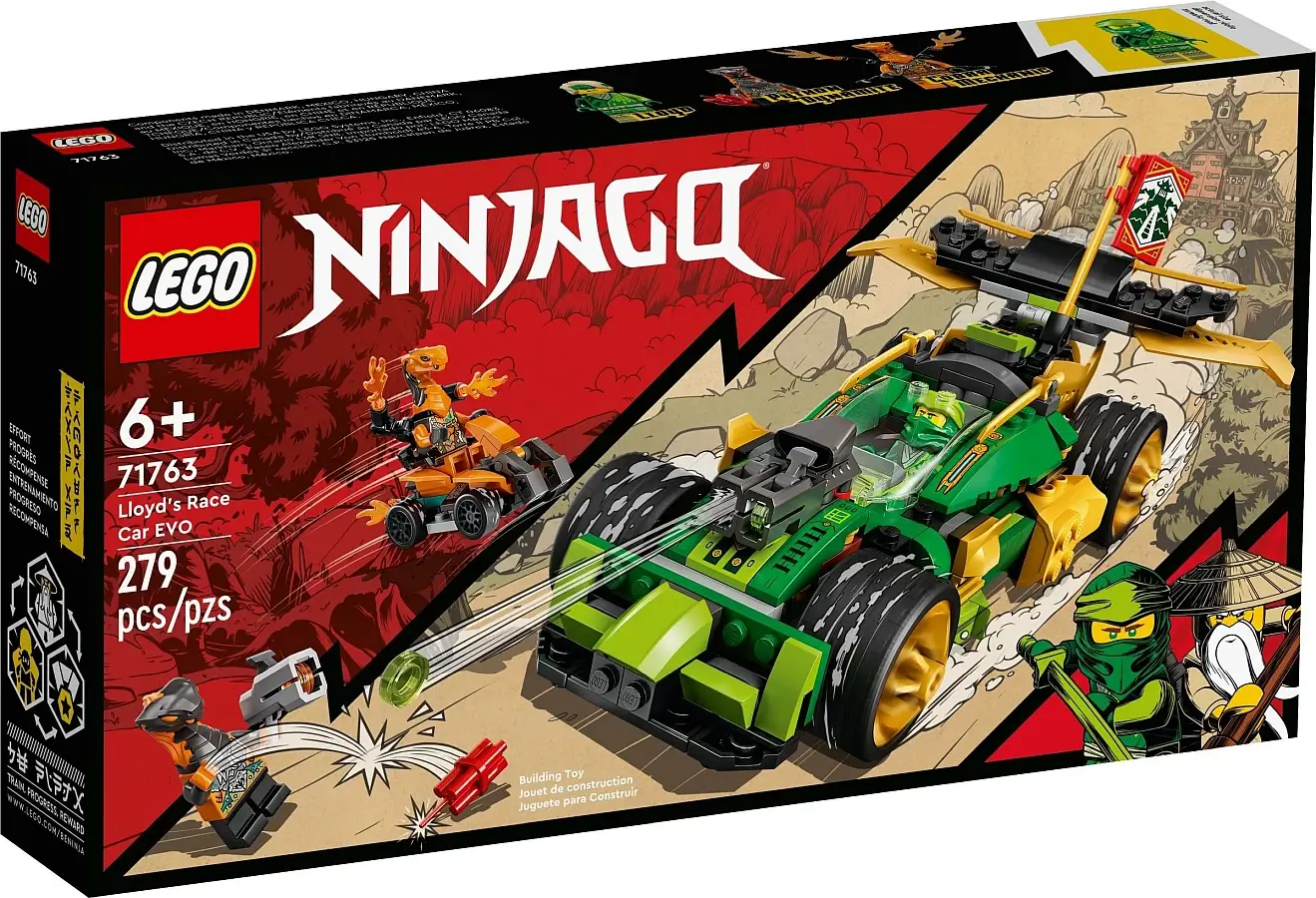 Pudełko zestawu 71763 z serii LEGO® NINJAGO® – Samochód Lloyda