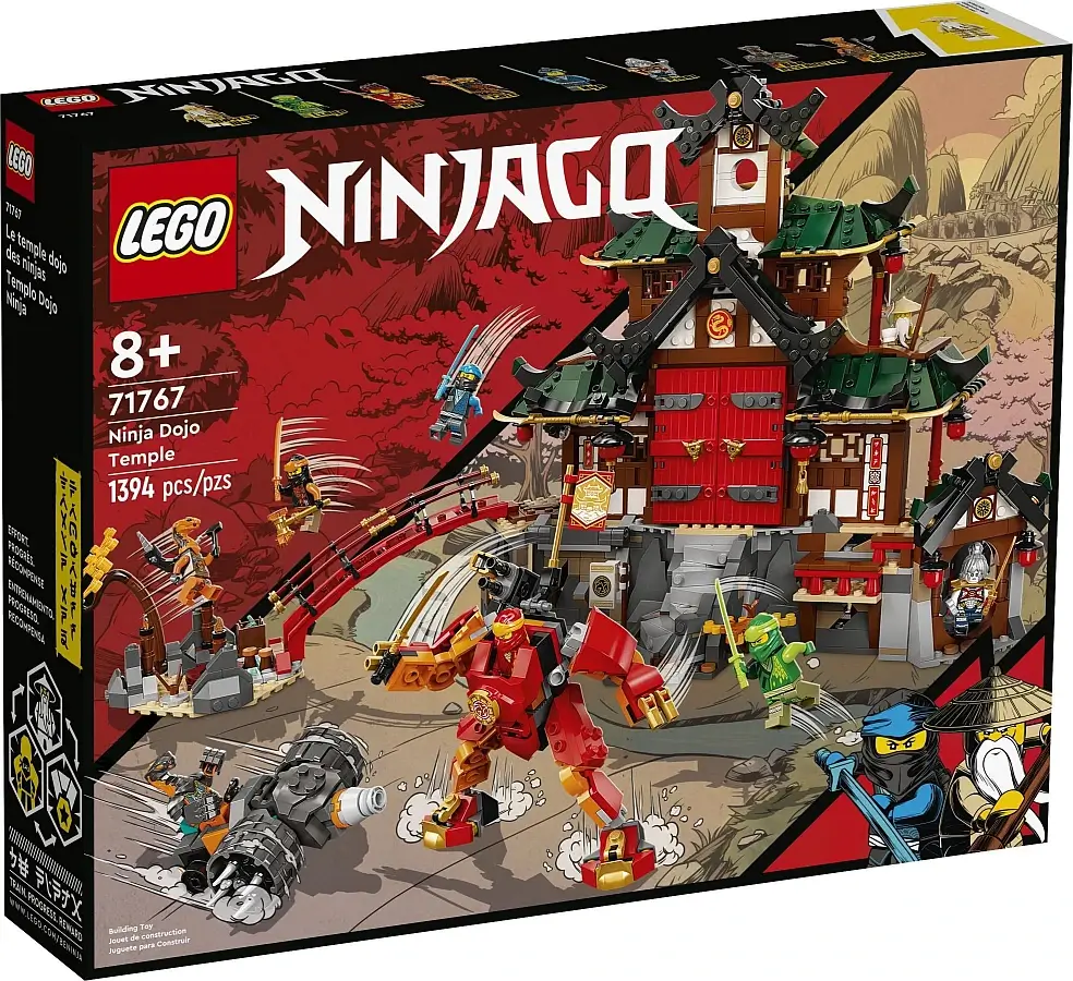 Pudełko zestawu 71767 z serii LEGO® NINJAGO® – Dojo ninja