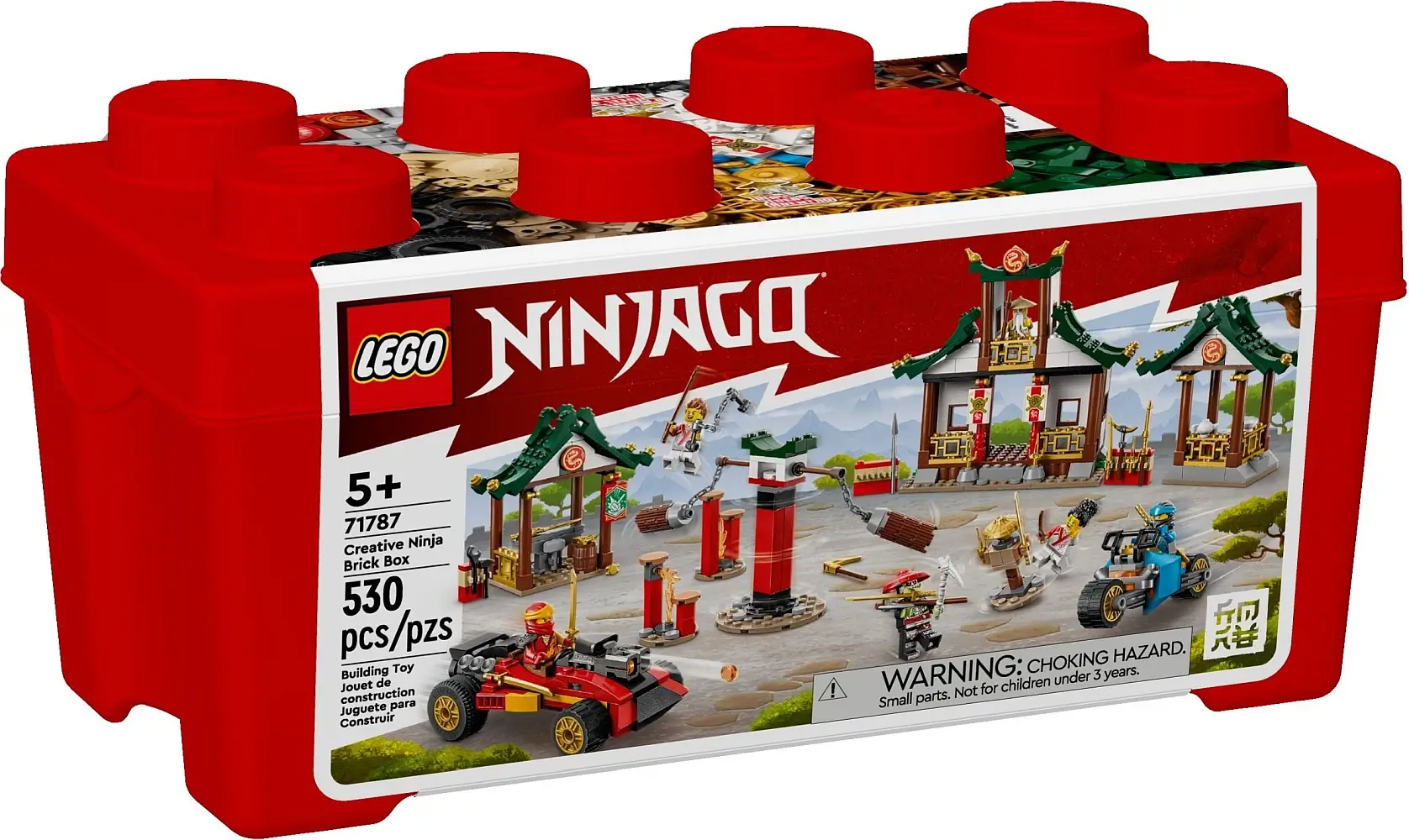 Pudełko zestawu 71787 z serii LEGO® NINJAGO® – Kreatywne pudełko z klockami ninja