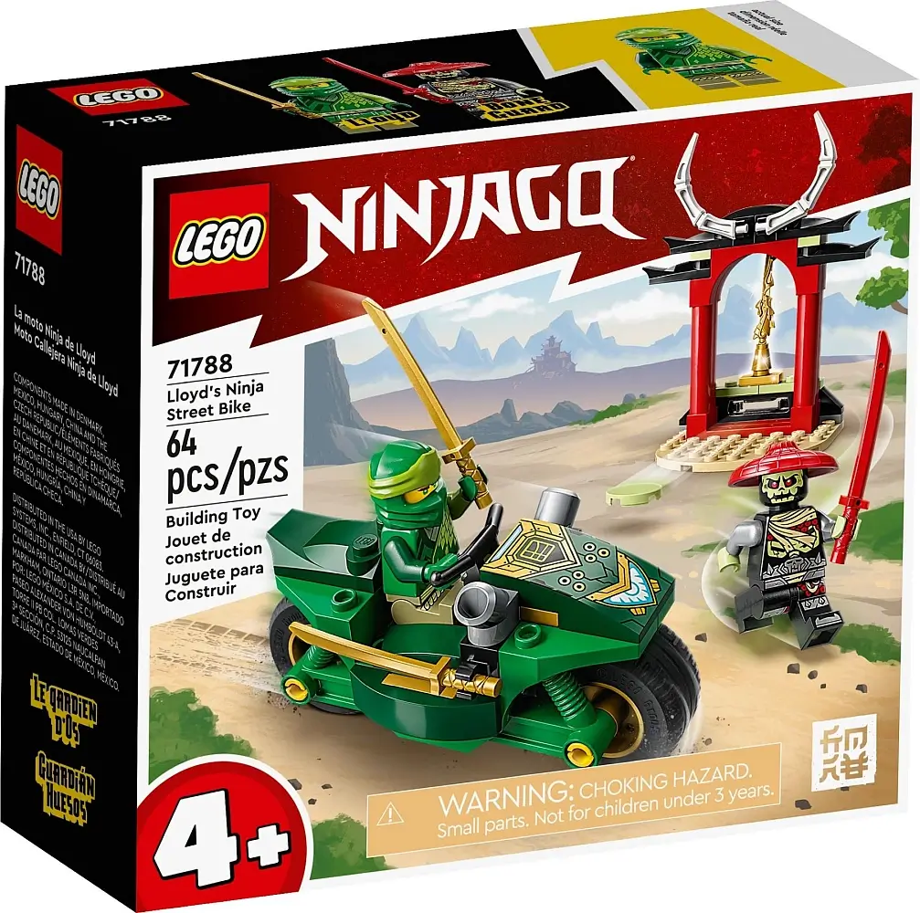 Pudełko zestawu 71788 z serii LEGO® NINJAGO® – motocykl Lloyd'a