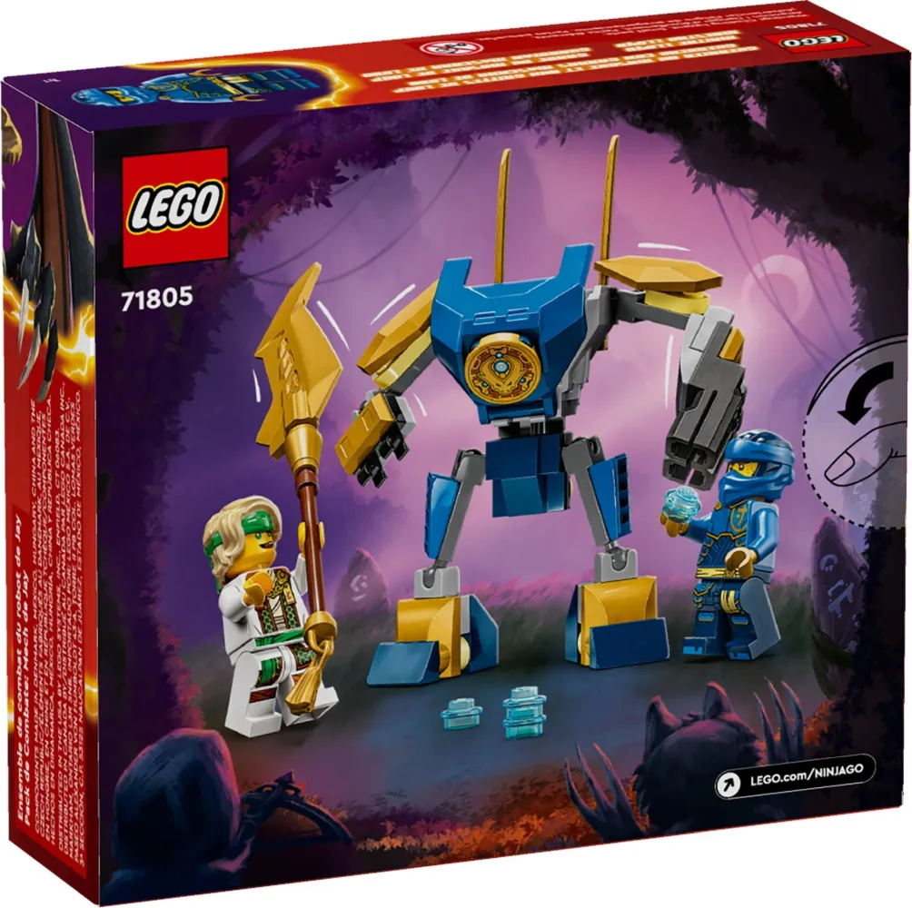 Tył pudełka 71805 z linii LEGO® NINJAGO®