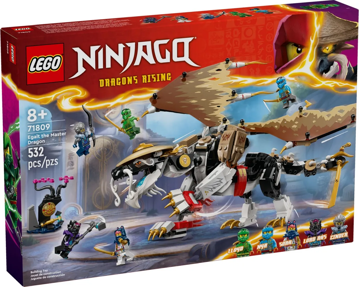 Pudełko zestawu 71809 z serii LEGO® NINJAGO®