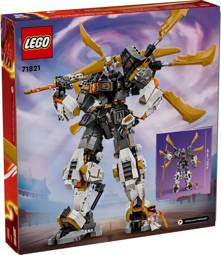 Tył pudełka zestawu klocków LEGO® 71821