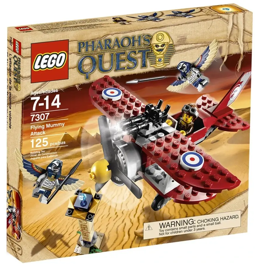 Pudełko zestawu 7307 z serii LEGO® Pharaohs Quest – Atak latających mumii