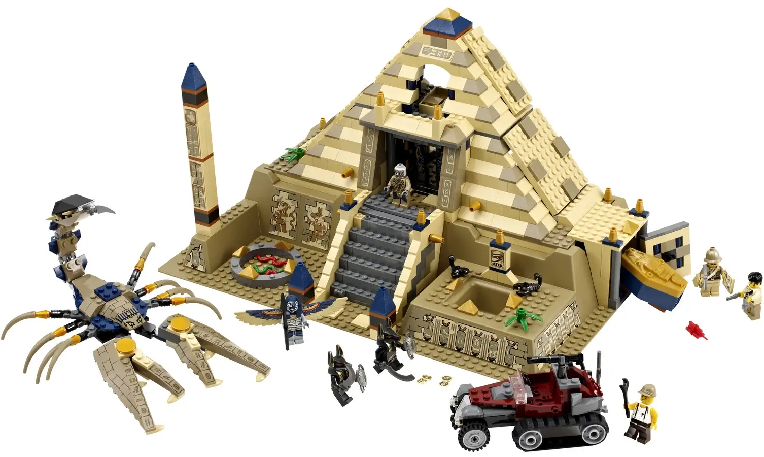 Piramida z faraonem Amset-Ra z serii LEGO® Pharaohs Quest