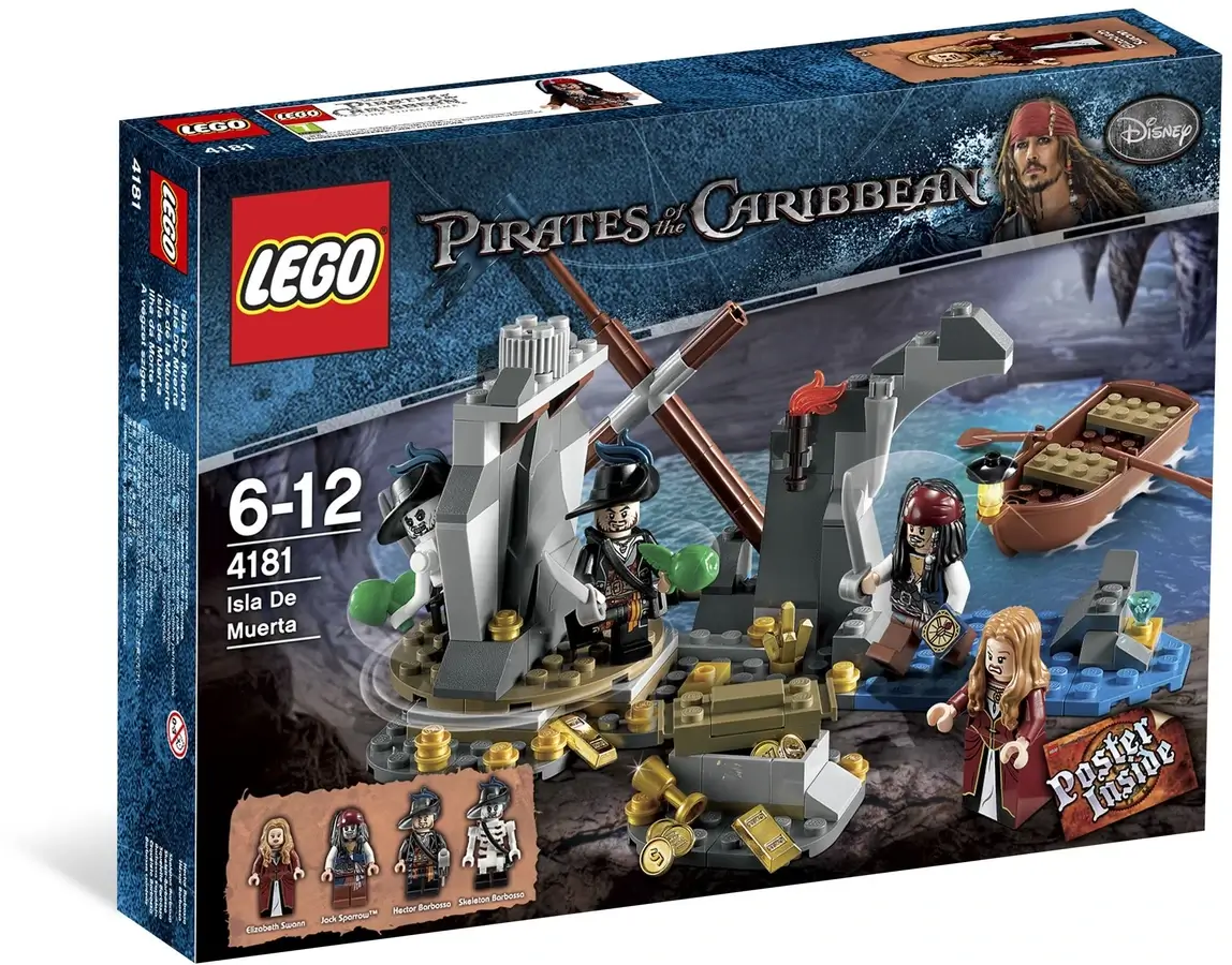 Pudełko zestawu 4181 z serii LEGO® Piraci z Karaibów™ – wyspa umarłych