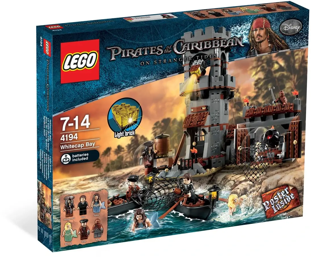 Pudełko zestawu 4194 z serii LEGO® Piraci z Karaibów™ – zatoka spienionych fal