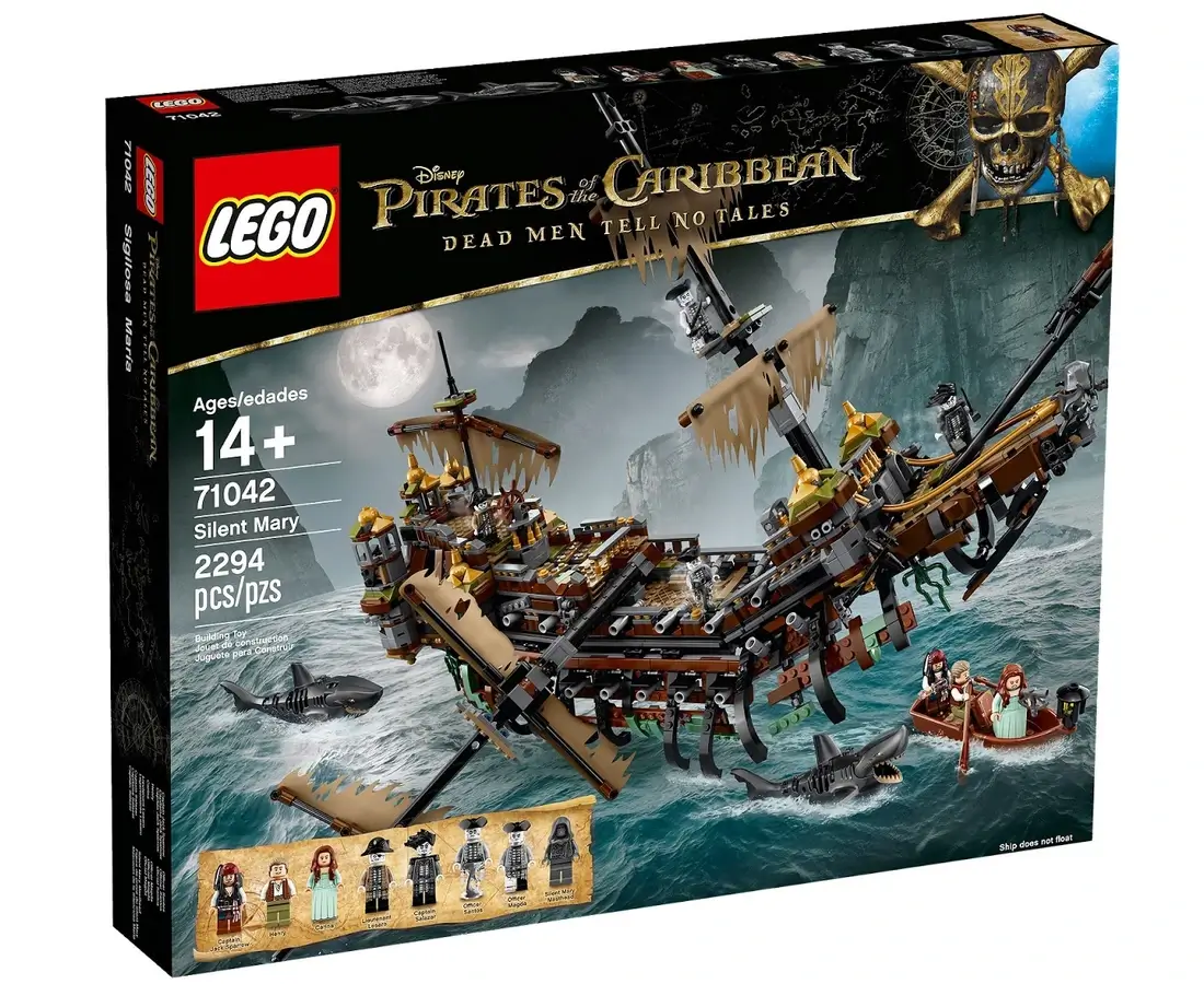 Pudełko zestawu 71042 z serii LEGO® Piraci z Karaibów™ – statek Silent Mary