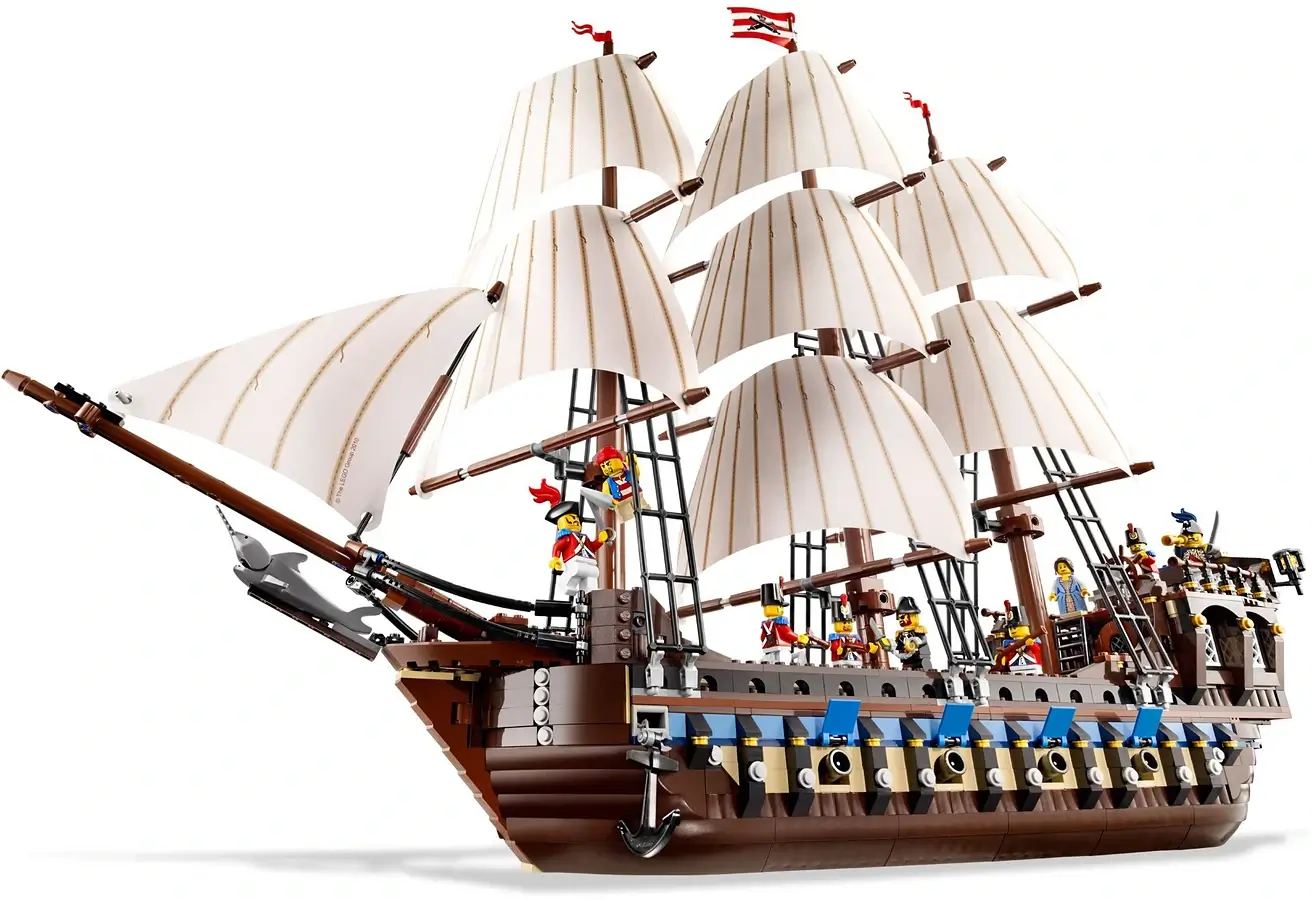 Ogromny statek żołnierzy 10210 z serii LEGO® Piraci