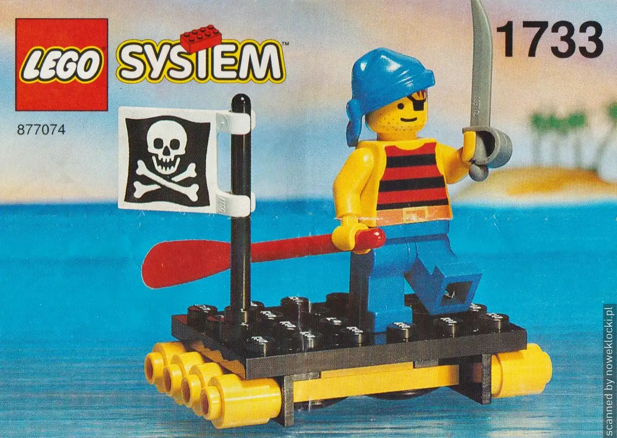 Zdjecie zestawu LEGO® nr 1733 – Pirat-rozbitek