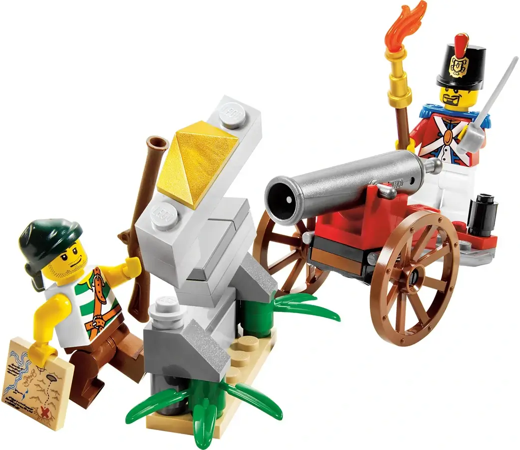 Żołnierz z armatą z serii LEGO® Piraci