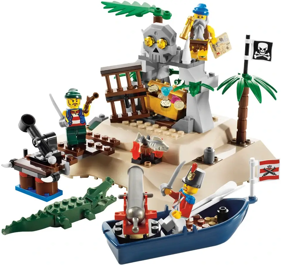 Wyspa ze skarbem z serii LEGO® Piraci