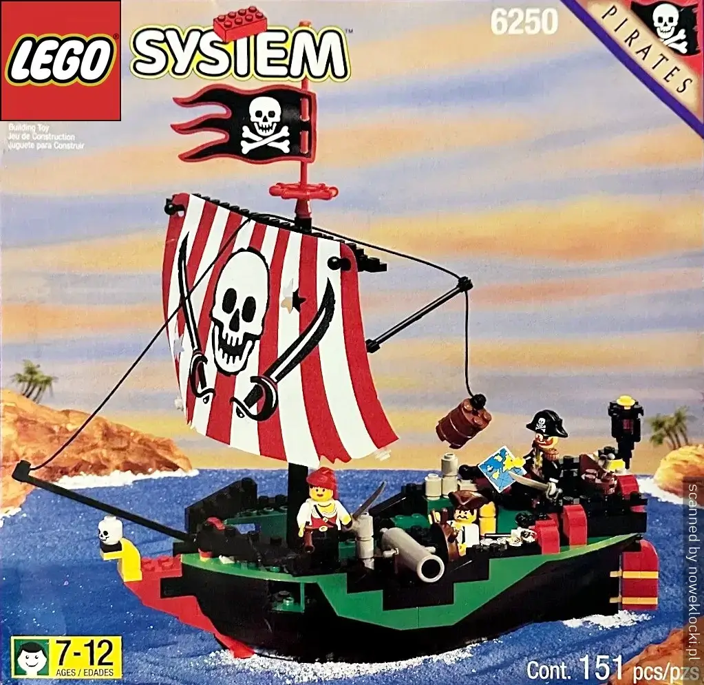 Zdjecie zestawu LEGO® nr 6250 – Cross Bone Clipper