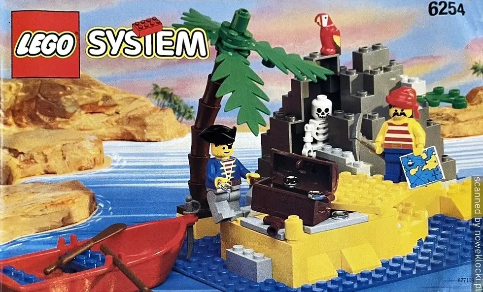 Zdjecie zestawu LEGO® nr 6254 – Wyspa Skarbów