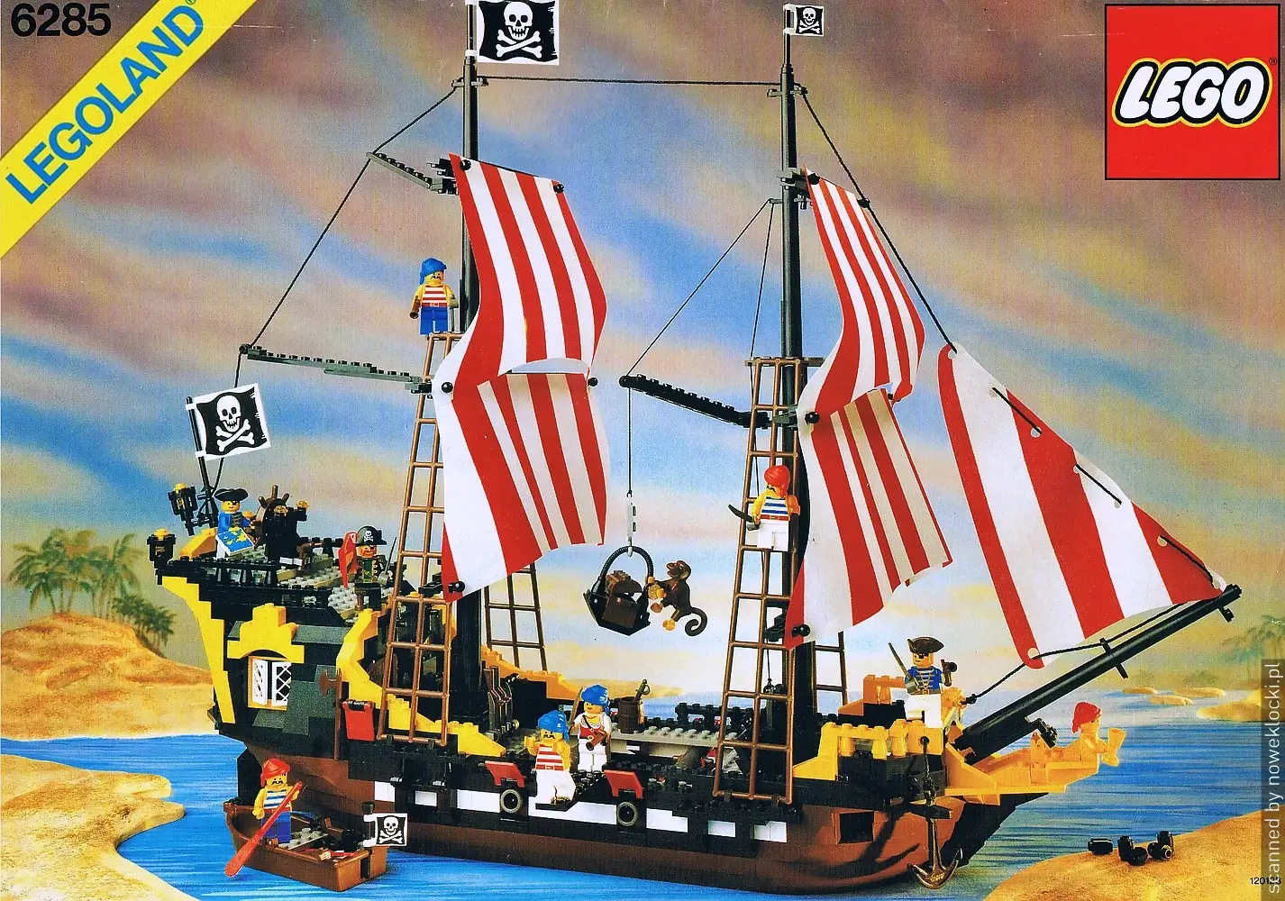 Zdjecie statku pirackiego 6285 z serii LEGO® Piraci – Black Seas Barracuda