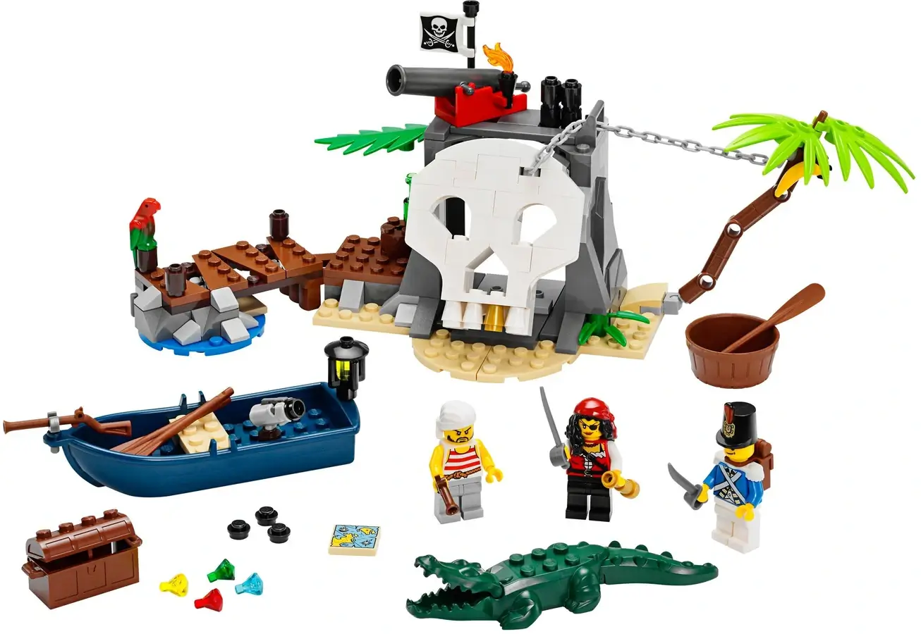 Wyspa z piracką czaszką z serii LEGO® Piraci