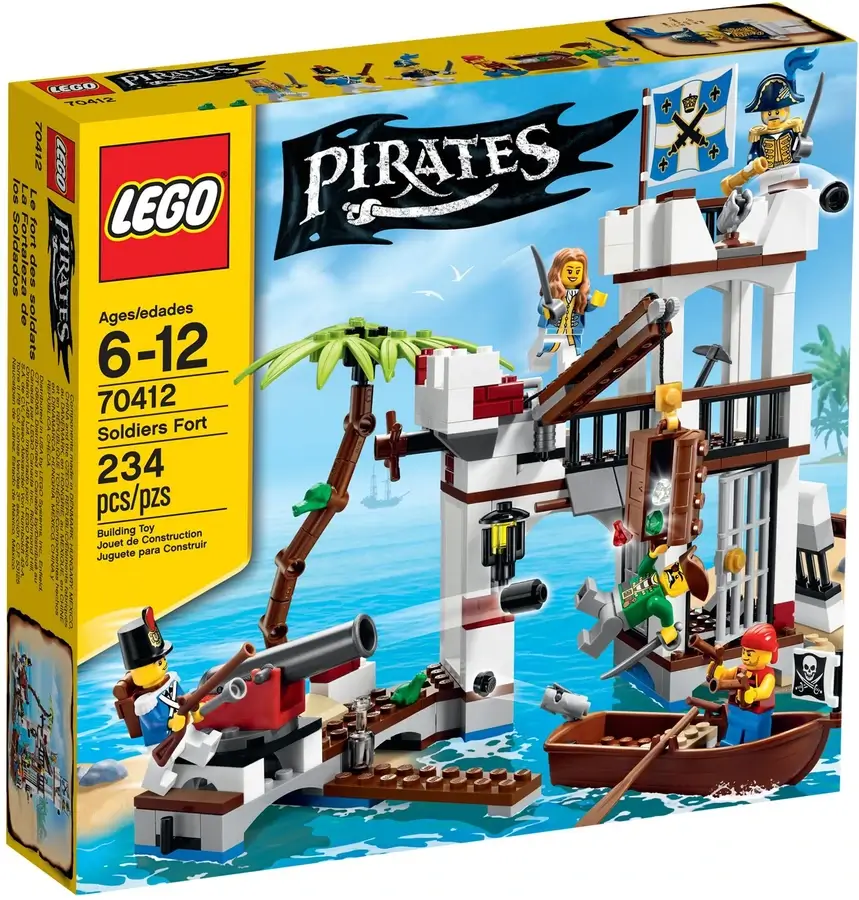 Pudełko zestawu 70412 z serii LEGO® Piraci – Żołnierska forteca