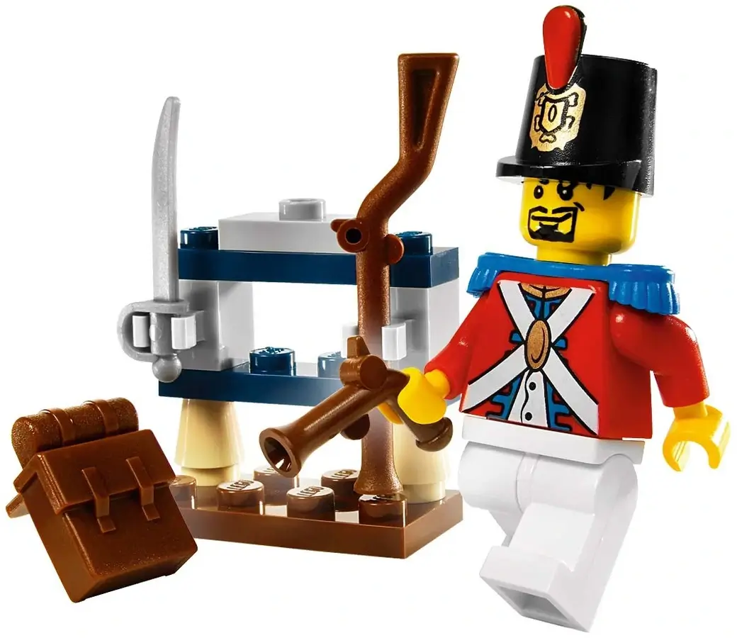 Żołnierz z bronią z serii LEGO® Piraci