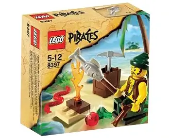 Pudełko zestawu 8397 z serii LEGO® Piraci – Pirat – zestaw przetrwania
