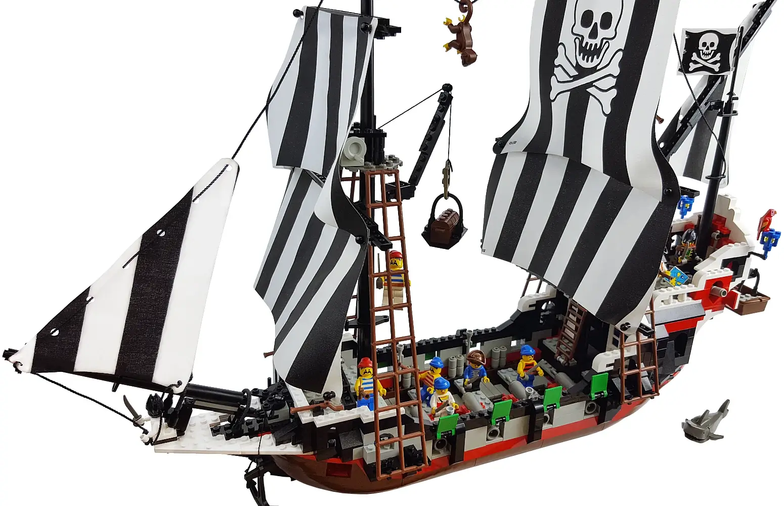 Zdjęcie statku LEGO® 6286 na białym tle
