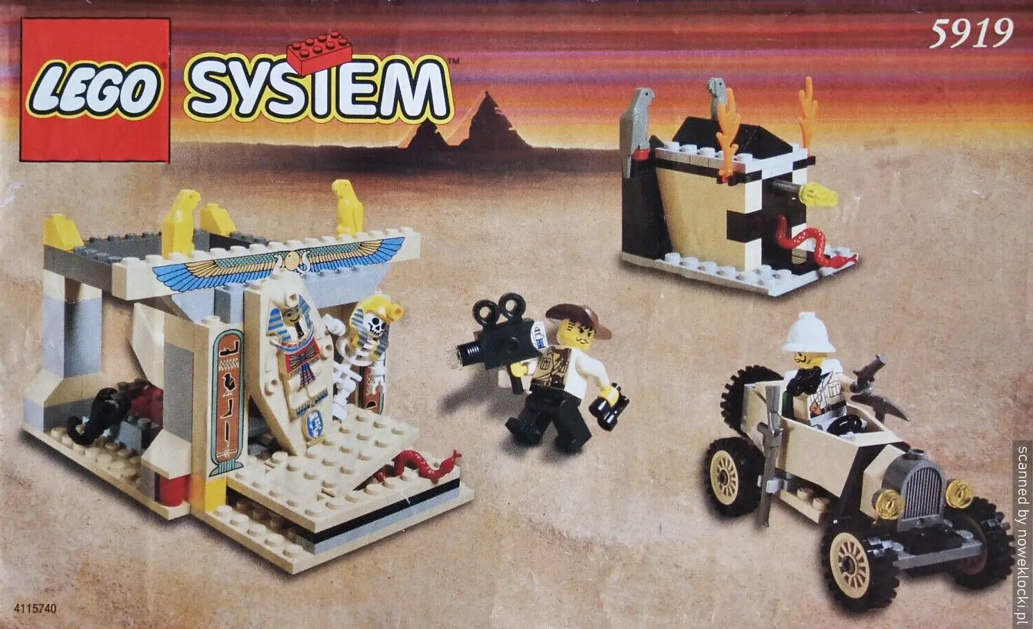 Zdjęcie zestawu 5919 z serii LEGO® Adventurers – Chudy i Buzz na ratunek