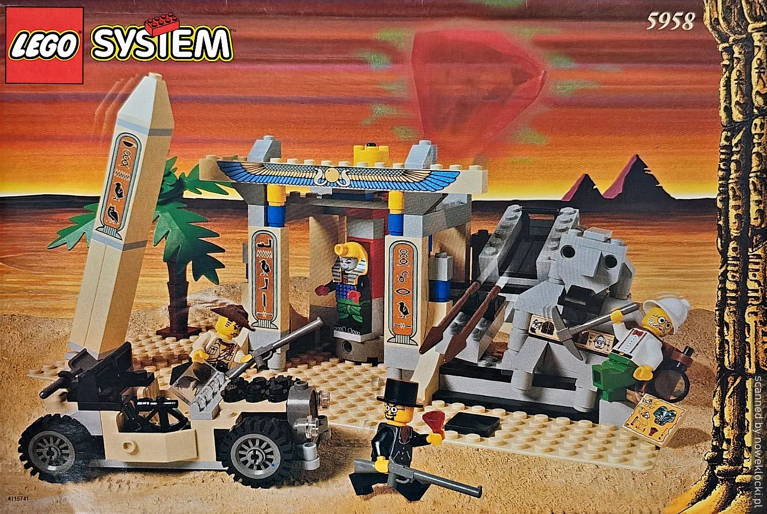 Zdjęcie zestawu 5958 z serii LEGO® Adventurers – Chudy i Buzz na ratunek