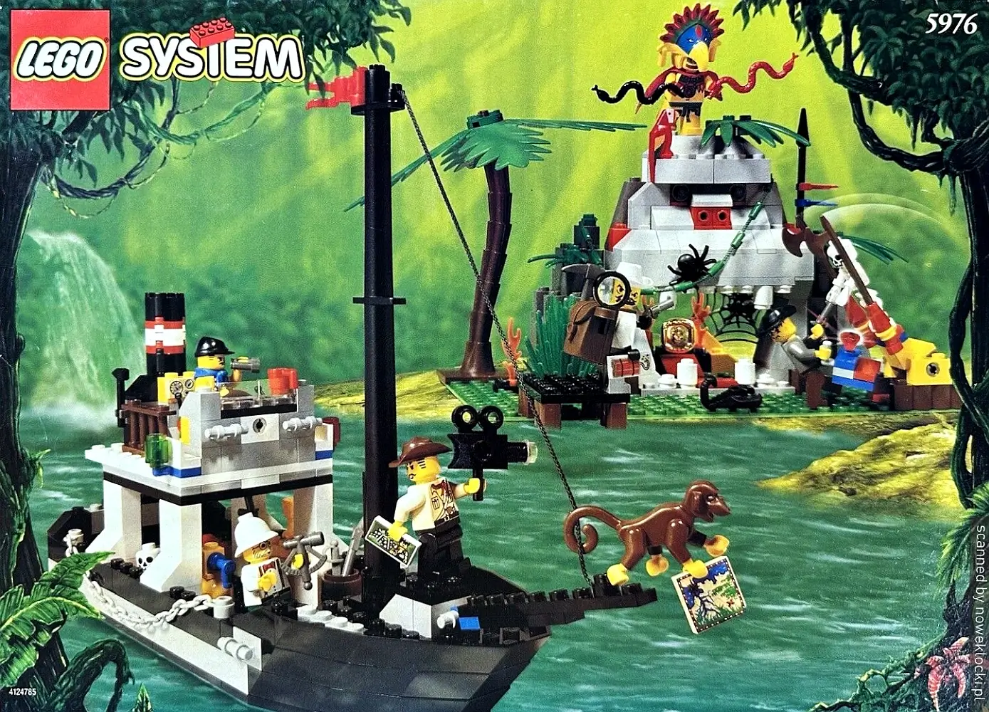 Zdjęcie zestawu 5976 z serii LEGO® Adventurers – Chudy i Buzz na ratunek