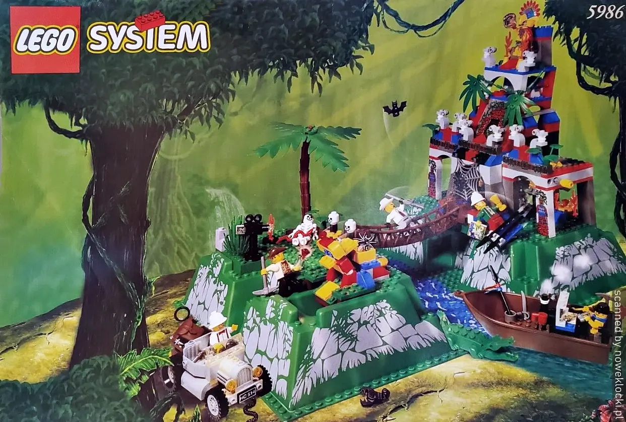 Zdjęcie zestawu 5986 z serii LEGO® Adventurers – Chudy i Buzz na ratunek