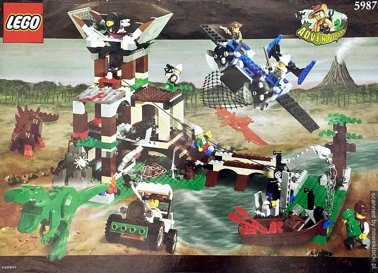 Zdjęcie zestawu 5987 z serii LEGO® Adventurers – Chudy i Buzz na ratunek