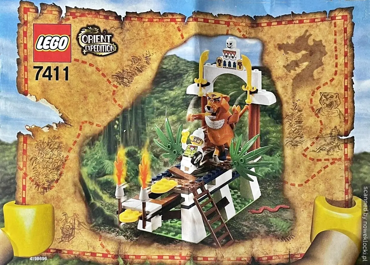 Zdjęcie zestawu 7411 z serii LEGO® Adventurers – Chudy i Buzz na ratunek