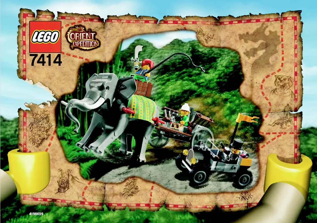 Zdjęcie zestawu 7414 z serii LEGO® Adventurers – Chudy i Buzz na ratunek