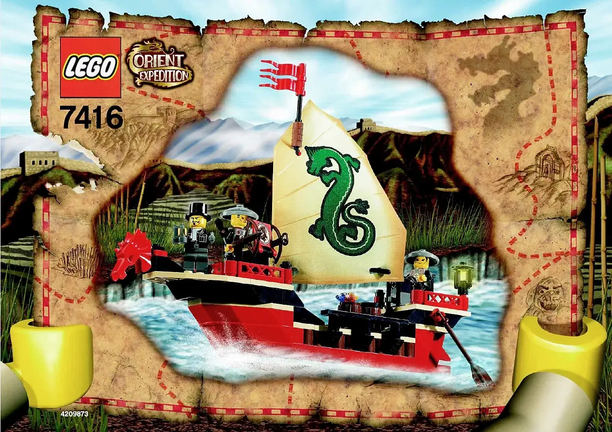 Zdjęcie zestawu 7416 z serii LEGO® Adventurers – Chudy i Buzz na ratunek